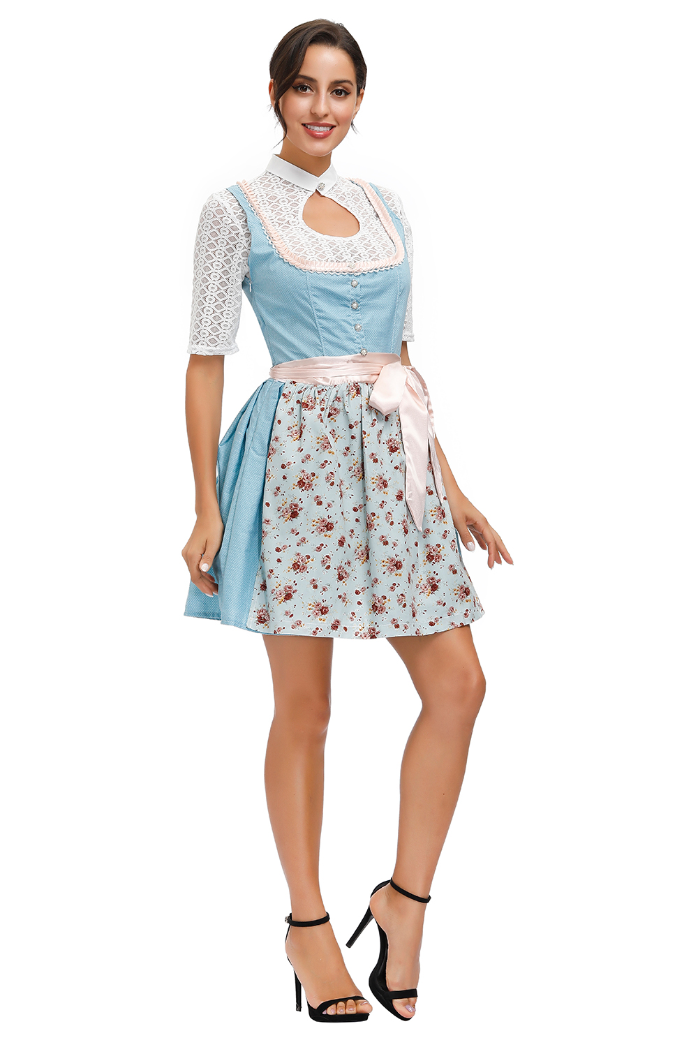 Womens Beer Maid Wench German Oktoberfest Costume